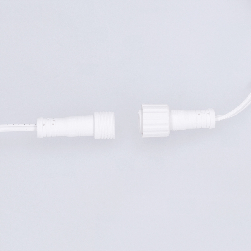 Brilagi - LED lauko dekoratyvinė girlianda GIRLANDA 25xE12/0,8W/230V 20m balta IP44 šilta balta
