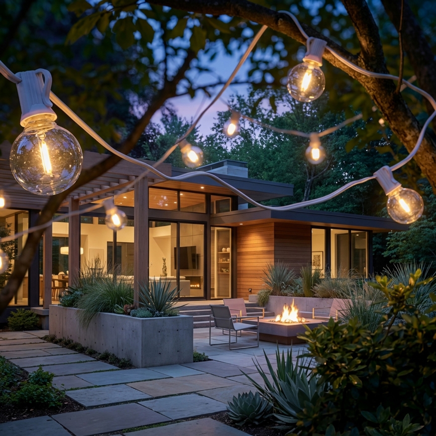 BRILAGI - LED Lauko dekoracinė girlianda GIRLANDA 10xE12/0,6W/230V 8m balta IP44 šiltai balta
