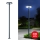 Brilagi - LED lauko gatvės šviestuvas su 3 m aukščio stulpu URBANSPARK LED/120W/230V antracitas IP65