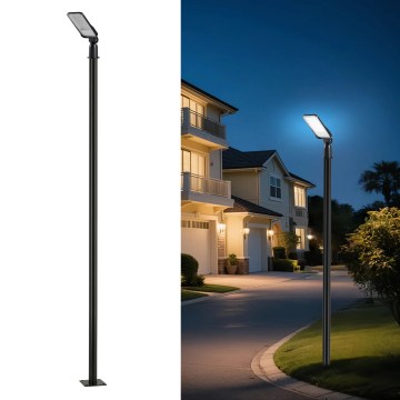 Brilagi - LED lauko gatvės šviestuvas su 3 m ilgio stulpu ir pasukamu sąnariu URBANLIGHT LED/50W/230V juodas IP65