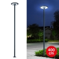 Brilagi - LED lauko gatvės šviestuvas su 4 m aukščio stulpu URBANSPARK LED/120W/230V antracitas IP65