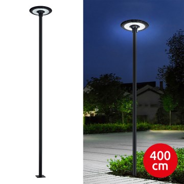 Brilagi - LED lauko gatvės šviestuvas su 4 m aukščio stulpu URBANSPARK LED/120W/230V juoda IP65
