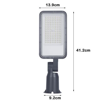 Brilagi - LED lauko gatvės šviestuvas su pasukamu sąnariu URBANLIGHT LED/50W/230V antracitas IP65