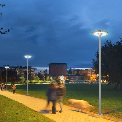 BRILAGI - LED lauko gatvės šviestuvas su 3 m aukščio stulpu URBANSPARK LED/120W/230V pilka IP65