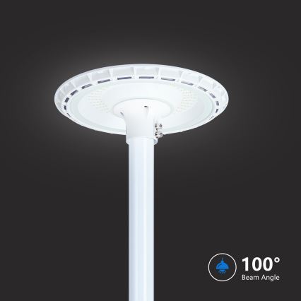 Brilagi – URBANSPARK lauko gatvės LED šviestuvas su 3 m stulpu, LED/120W/230V, baltas, IP65