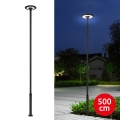 Brilagi - LED lauko gatvės žibintas su 5 m aukščio stulpu URBANSPARK LED/120W/230V juoda IP65