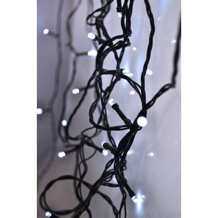 Brilagi - LED Lauko girlianda 200xLED/8 funkcijos 23 m IP44 šaltai balta