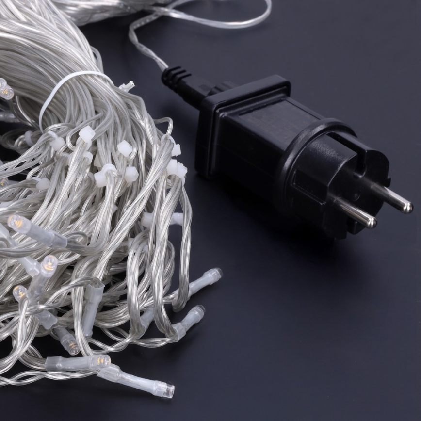 Brilagi - LED lauko girlianda 360xLED/8 funkcijų 14m IP44 šiltai balta varvekliai