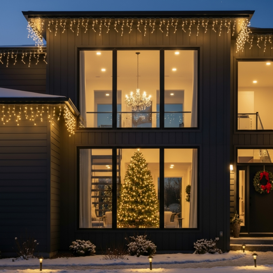 Brilagi - LED lauko girlianda 400xLED/8 funkcijų 23m IP44 šiltai balta