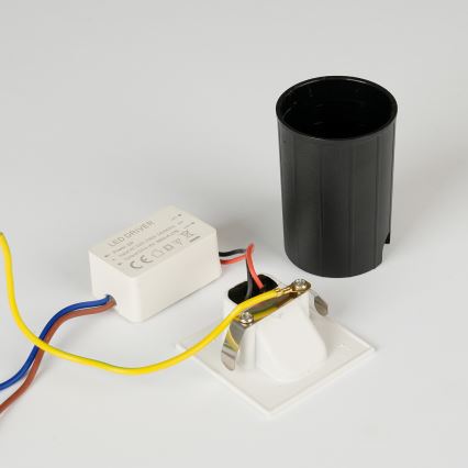Brilagi - LED lauko įleidžiamas šviestuvas STAIRDOT LED/2W/230V baltas IP65 kvadratinis