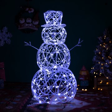 Brilagi - LED lauko kalėdinė dekoracija 3,6W/31/230V 6500K 120 cm IP44 sniego senis