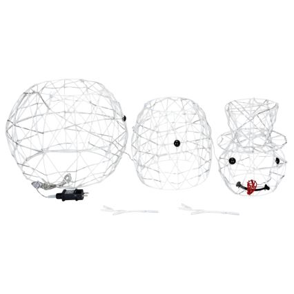 Brilagi - LED lauko kalėdinė dekoracija 3,6W/31/230V 6500K 120 cm IP44 sniego senis