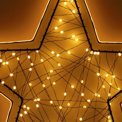 Brilagi - LED lauko kalėdinė dekoracija LED/2,6W/230V IP44 47x45 cm žvaigždė