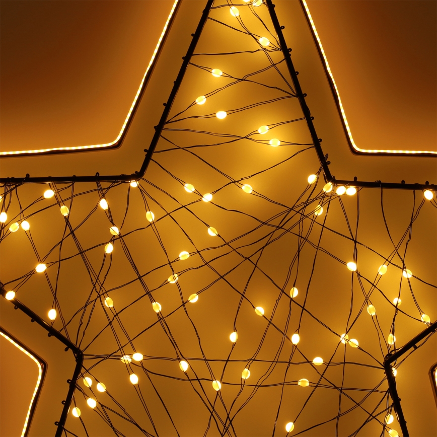 Brilagi - LED lauko kalėdinė dekoracija LED/2,6W/230V IP44 47x45 cm žvaigždė