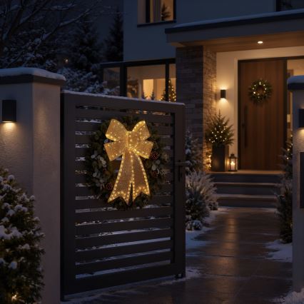 BRILAGI - LED Lauko kalėdinė dekoracija LED/3,3W/230V IP44 auksinis lankas