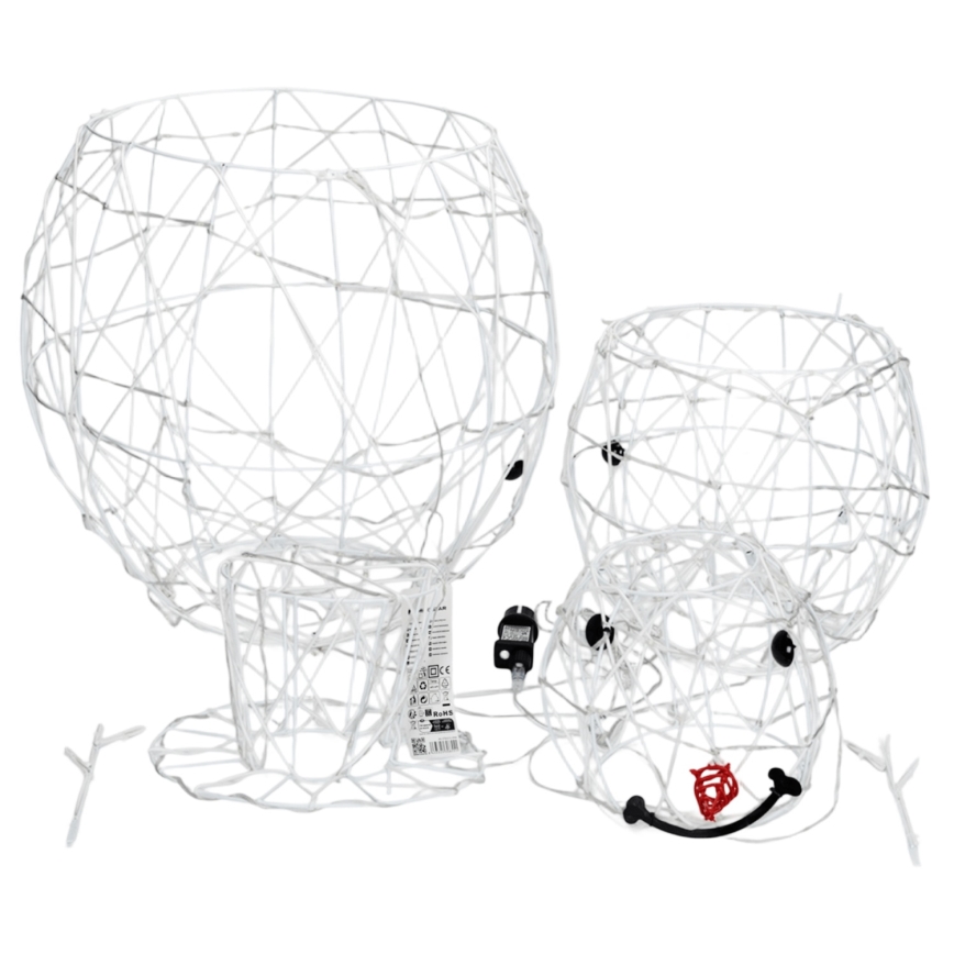 Brilagi - LED lauko kalėdinė dekoracija LED/3,6W/31/230V 2700K 90 cm IP44 sniego senis