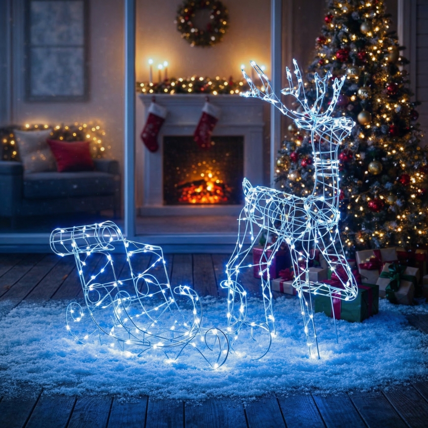 BRILAGI - LED lauko kalėdinė dekoracija LED/3,6W/8 funkcijų 100 cm IP44 šaltai balta