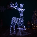 BRILAGI - LED Lauko kalėdinė dekoracija LED/3,6W/8 funkcijų 150 cm IP44 šiaurės elnias šaltai balta
