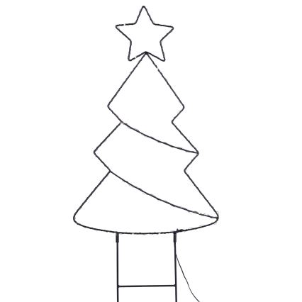 Brilagi - LED lauko kalėdinė dekoracija LED/3xAA IP44 68x29 cm eglutė