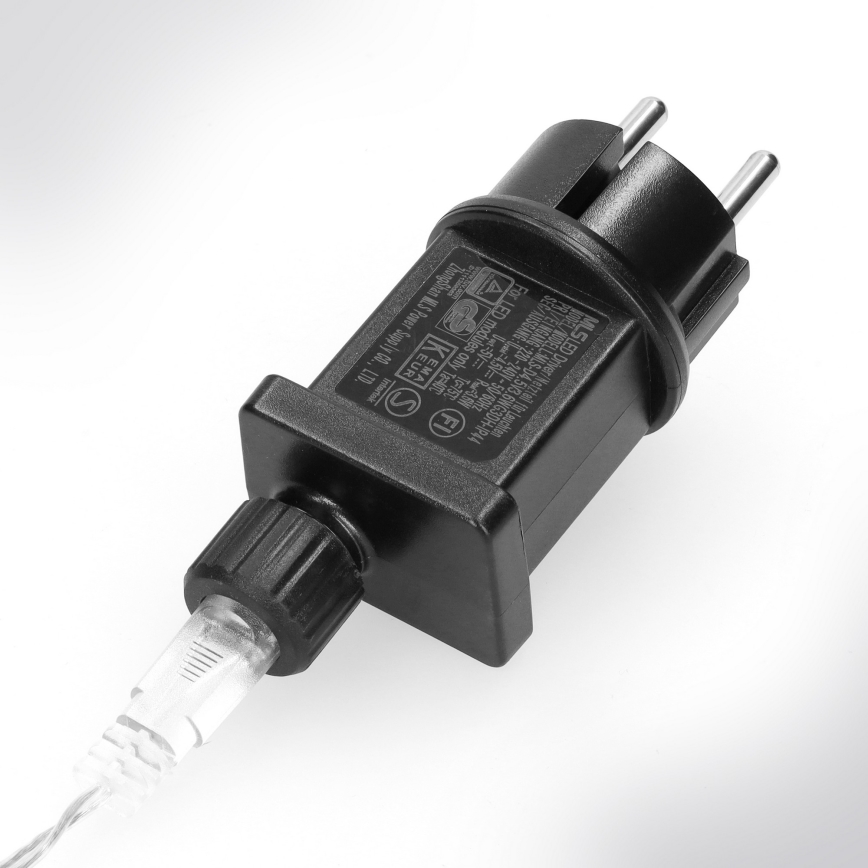 Brilagi - LED lauko kalėdinė girlianda 150xLED 5m IP44 šaltai balta fejerverkų efektas