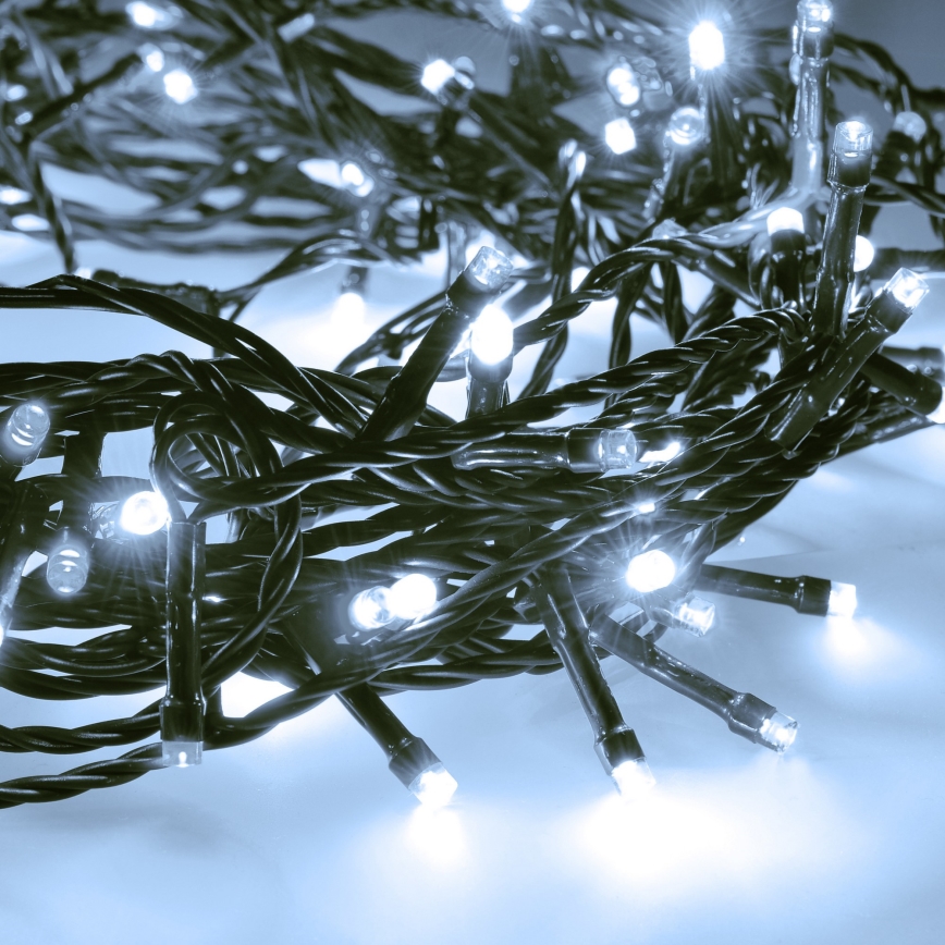 Brilagi - LED lauko kalėdinė girlianda 150xLED/8 funkcijų 18 m IP44 šaltai balta