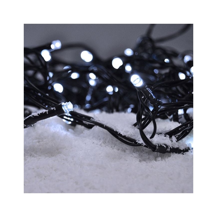 Brilagi - LED lauko kalėdinė girlianda 150xLED/8 funkcijų 18 m IP44 šaltai balta