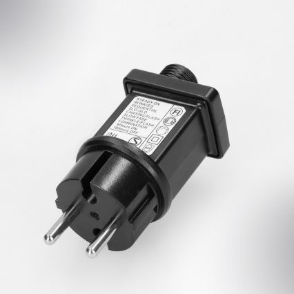 Brilagi - LED lauko kalėdinė girlianda 200xLED/8 funkcijų 13m IP44 šaltai balta varvekliai