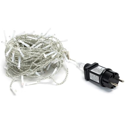 Brilagi - LED lauko kalėdinė girlianda 200xLED/8 funkcijų 13x0,6m IP44 šaltai balta