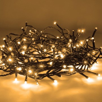Brilagi - LED lauko kalėdinė girlianda 200xLED/8 funkcijų 23 m IP44 šiltai balta