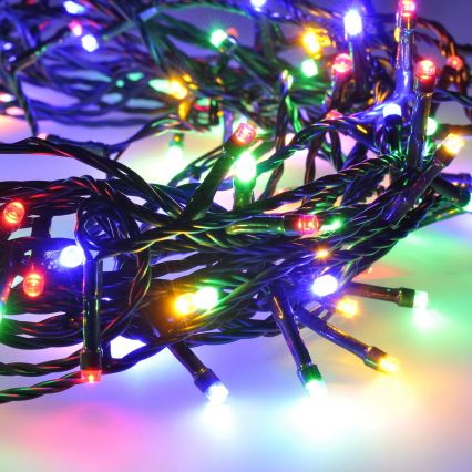 Brilagi - LED lauko kalėdinė girlianda 300xLED/8 funkcijų 35 m IP44 įvairiaspalvė