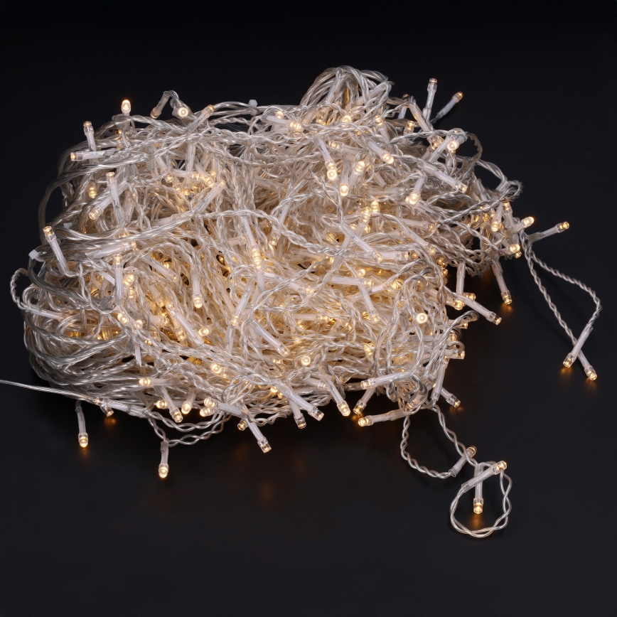 Brilagi - LED lauko kalėdinė girlianda 400 LED/8 funkcijų 23 m IP44 šiltai balta