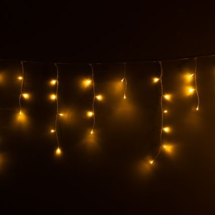 Brilagi - LED lauko kalėdinė girlianda 400xLED/8 funkcijų 23 m IP44 šiltai balta