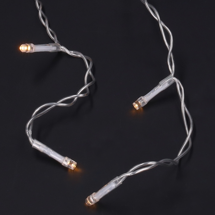 Brilagi - LED lauko kalėdinė girlianda 400xLED/8 funkcijų 23 m IP44 šiltai balta