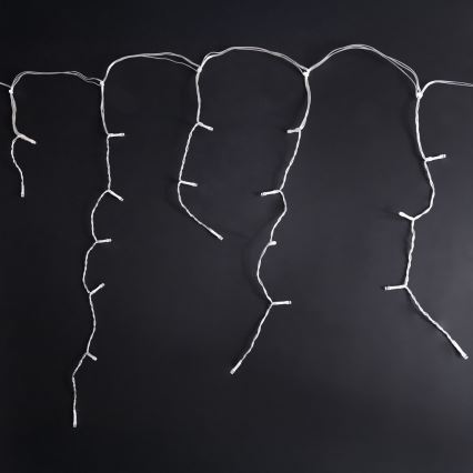 Brilagi - LED lauko kalėdinė girlianda 400xLED/8 funkcijų 23m IP44 šaltai balta