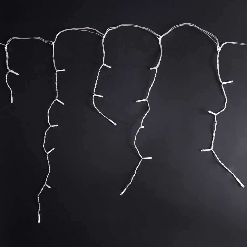 Brilagi - LED lauko kalėdinė girlianda 400xLED/8 funkcijų 23m IP44 šaltai balta