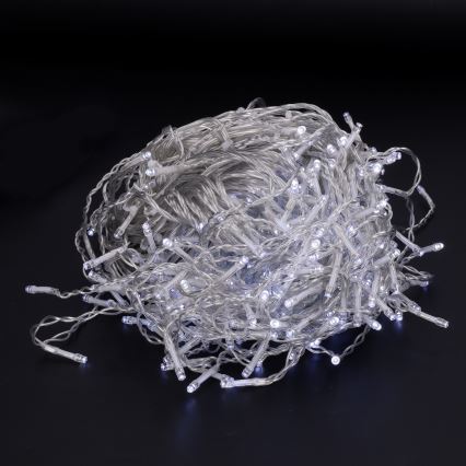 Brilagi - LED lauko kalėdinė girlianda 400xLED/8 funkcijų 23m IP44 šaltai balta