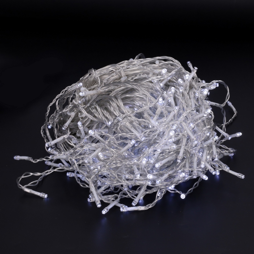 Brilagi - LED lauko kalėdinė girlianda 400xLED/8 funkcijų 23m IP44 šaltai balta