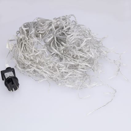 Brilagi - LED lauko kalėdinė girlianda 400xLED/8 funkcijų 23m IP44 šaltai balta