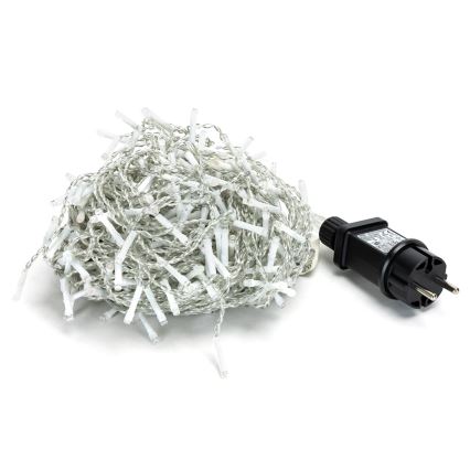 Brilagi - LED lauko kalėdinė girlianda 400xLED/8 funkcijų 23x0,6m IP44 šaltai balta