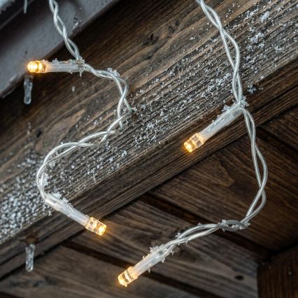 BRILAGI - LED lauko kalėdinė varveklinė girlianda 800xLED/8 funkcijų 43m IP44 šiltai balta