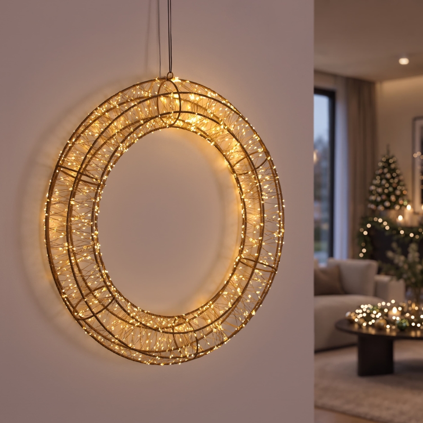 BRILAGI - LED Lauko kalėdinis vainikas LED/5,4W/230V IP44 skersmuo 50 cm