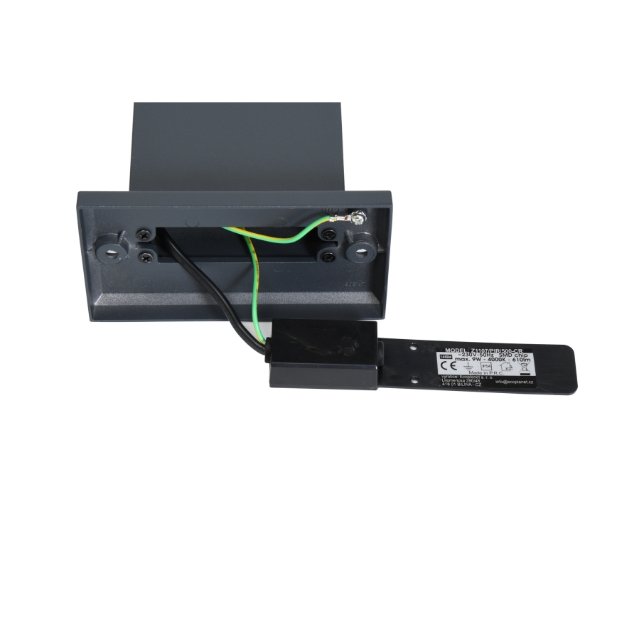 Brilagi - LED Lauko lempa su jutikliu ARCELO LED/9W/230V 50 cm IP54