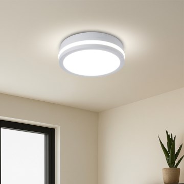 Brilagi - LED lauko lubinis šviestuvas BENE LED/18W/230V skersmuo 21,5 cm balta IP54