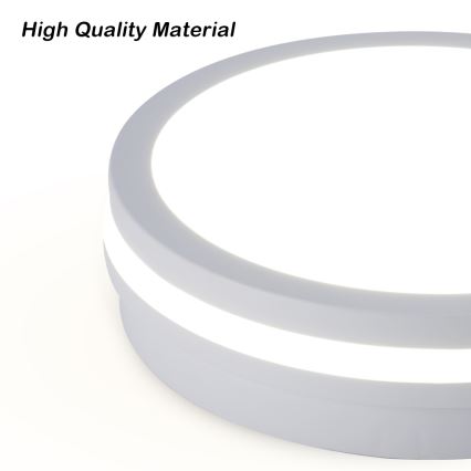 Brilagi - LED lauko lubinis šviestuvas BENE LED/24W/230V skersmuo 26 cm balta IP54