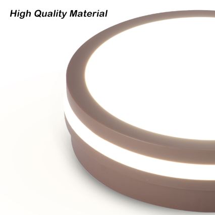 Brilagi - LED lauko lubinis šviestuvas BENE LED/24W/230V Ø 26 cm rudas IP54