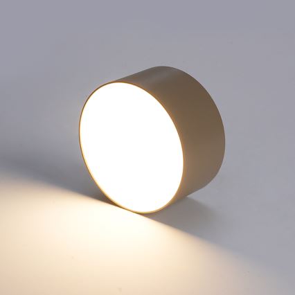 BRILAGI - LED Lauko lubinis šviestuvas FORIS LED/14W/230V skersmuo 12 cm smėlinė IP44