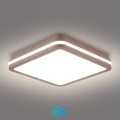 Brilagi - LED lauko lubinis šviestuvas su judesio jutikliu BENE LED/24W/230V 26x26 cm rudas IP54