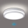 Brilagi - LED lauko lubinis šviestuvas su jutikliu BENE LED/24W/230V, skersmuo 26 cm, baltas, IP54
