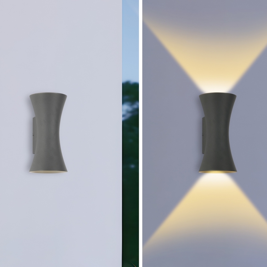 Brilagi - LED Lauko sieninis apšvietimas BICON LED/10W/230V antracitas IP44