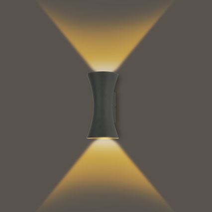 Brilagi - LED Lauko sieninis apšvietimas BICON LED/10W/230V antracitas IP44